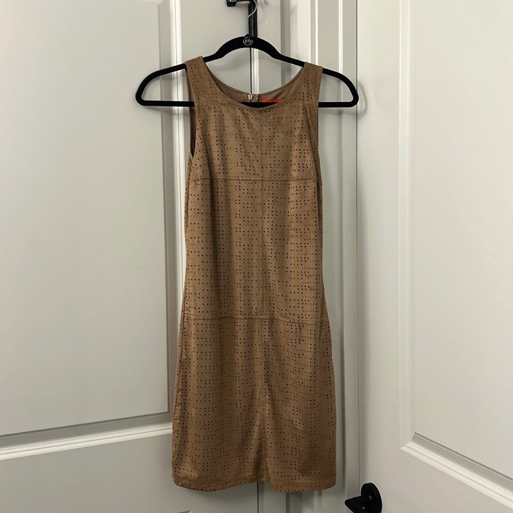 Suede dress